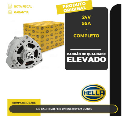 Alternador Mb Caminhão Ônibus 1987 Em Diante 24v 55a