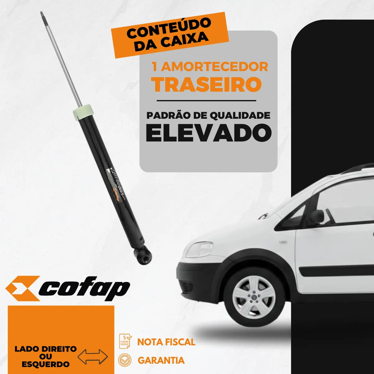 Amortecedor Cofap Dianteiro Idea Adventure 1.8 16v 2013