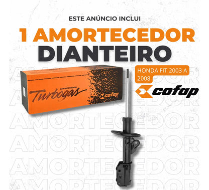 Amortecedor Dianteiro Honda Fit Até 2008 Cofap Gp35943m
