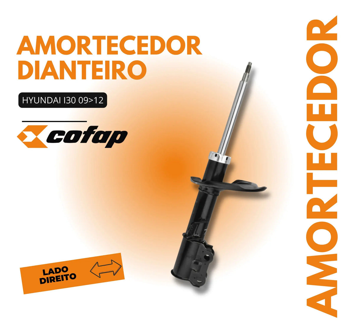 Amortecedor Dianteiro Dir I30 09 - 12 Cofap Gp33204