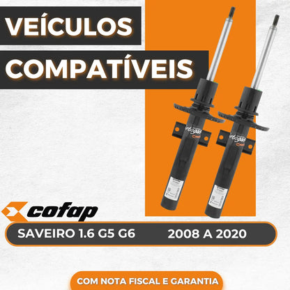 Par Amortecedor Dianteiro Saveiro Robust 2019 Cofap