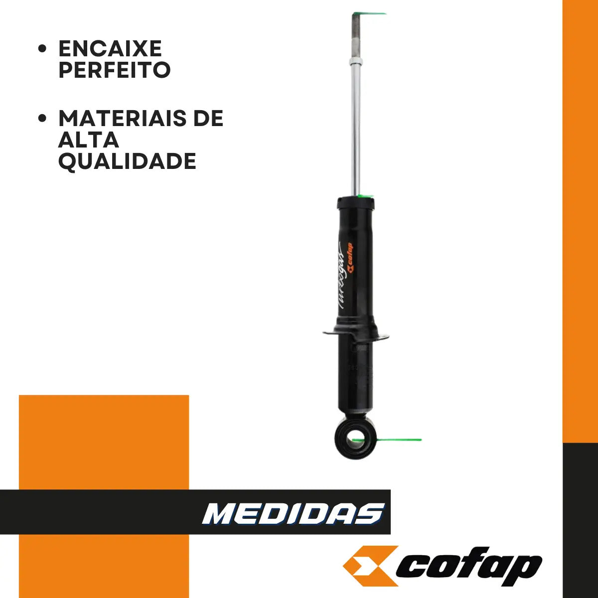 Par Amortecedor Traseiro Cofap Original Corolla 2011 2012