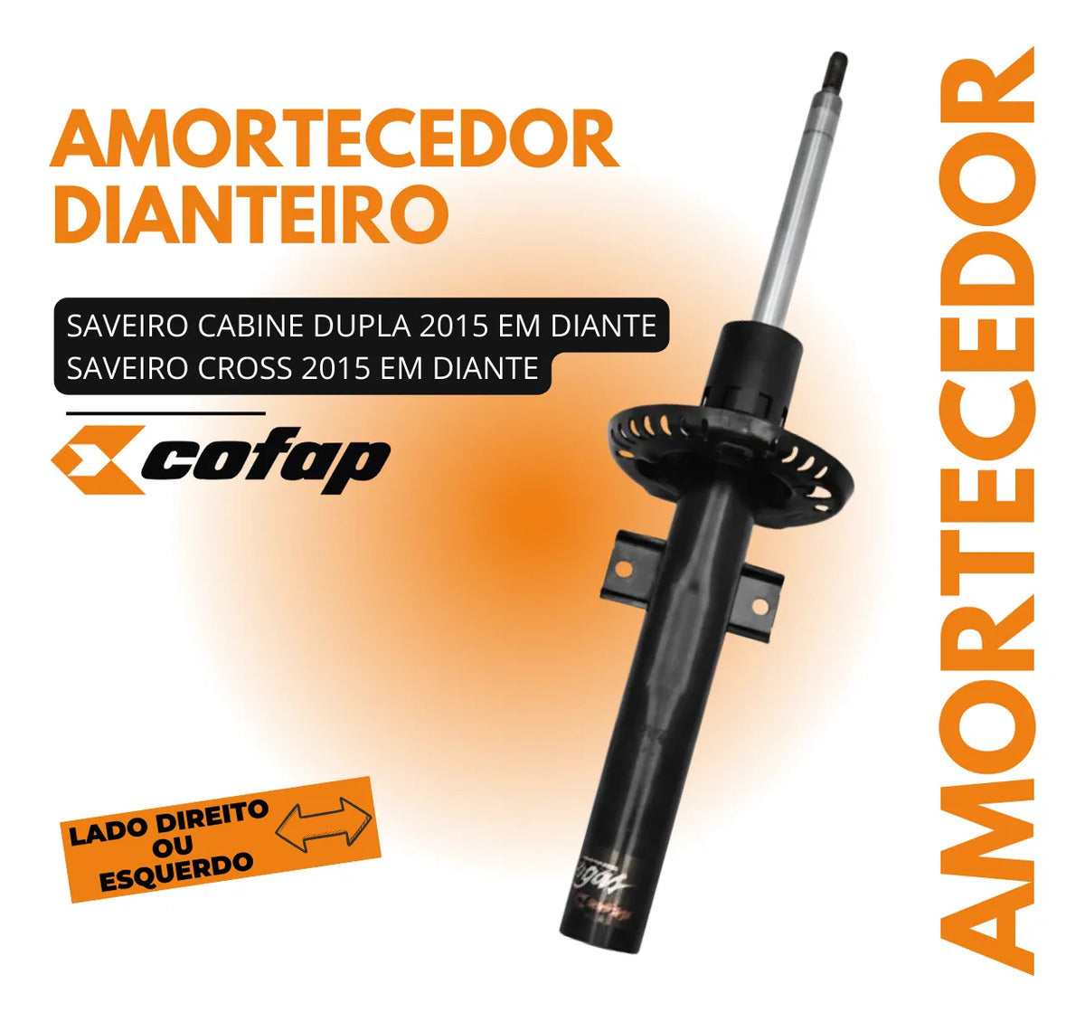 Amortecedor Dianteiro Cross 2015 Em Diante Cofap