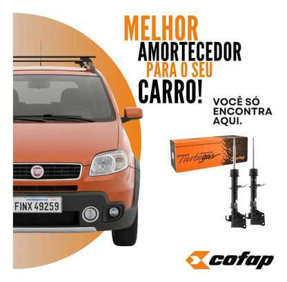 Par Amortecedor Dianteiro Fiat Idea Adventure Original Cofap