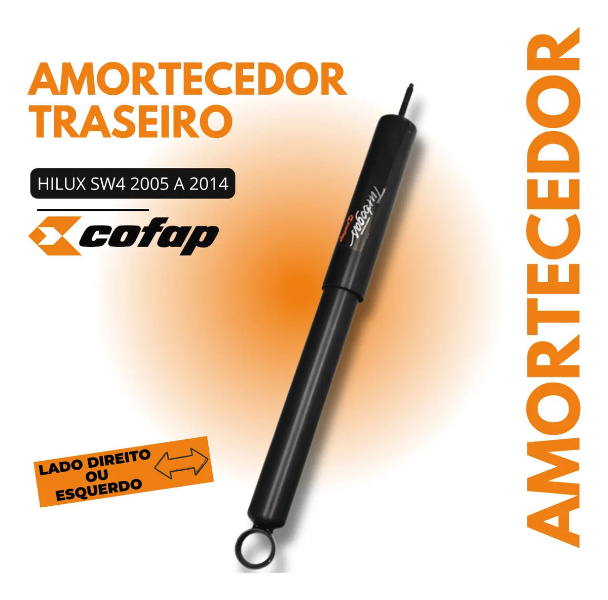 Amortecedor Traseiro Turbogás Cofap Hilux Sw4 2013 2014