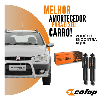 Par Amortecedor Traseiro Palio Weekend Locker Advent. Cofap
