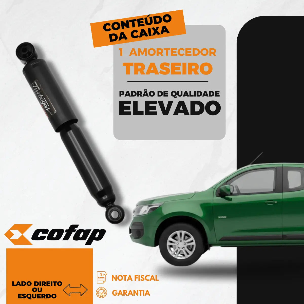 Amortecedor Traseiro Montana  2008 A 2019 Cofap