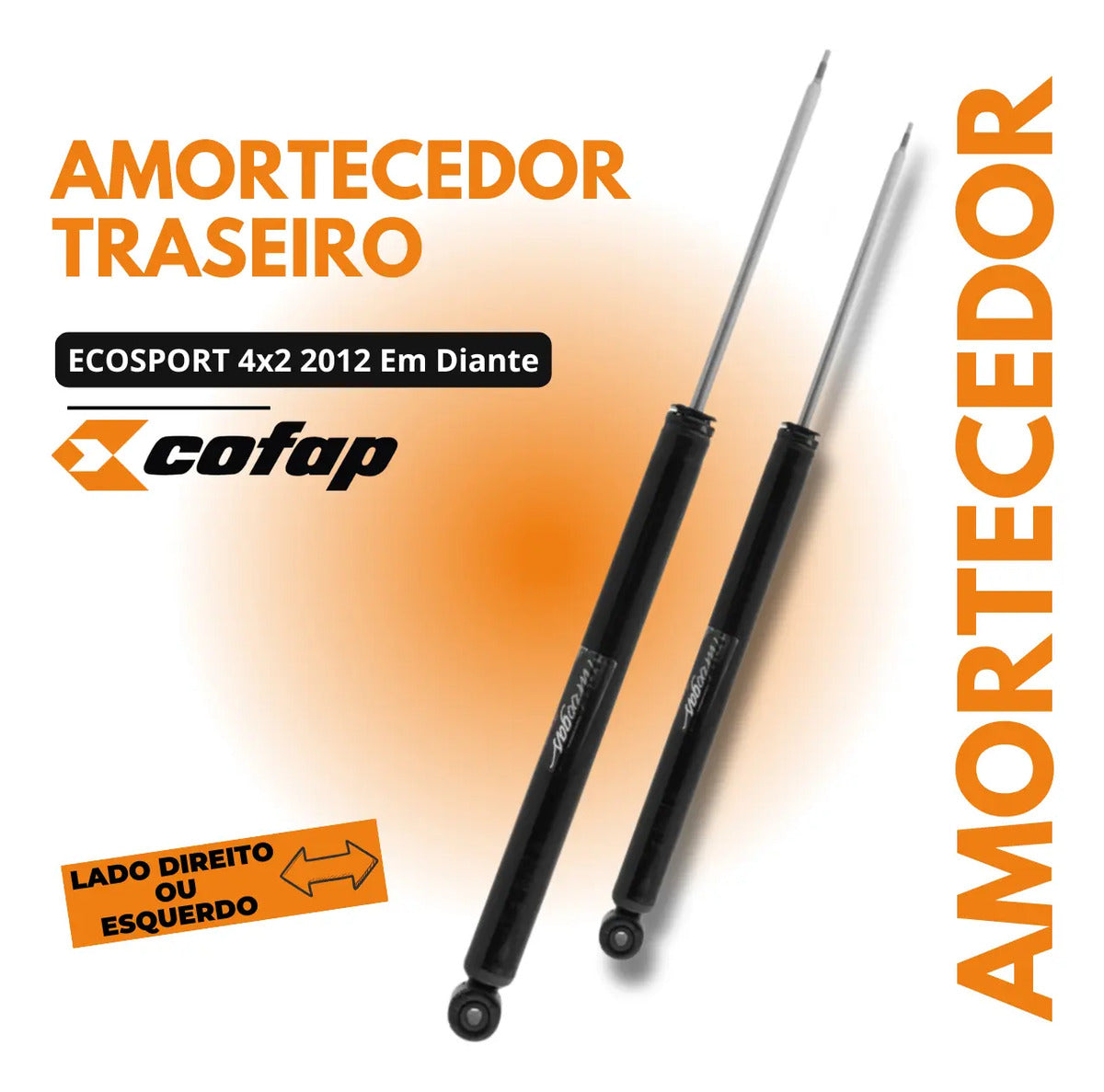 Amortecedor Traseiro Ecosport 2013 2014 Original Cofap