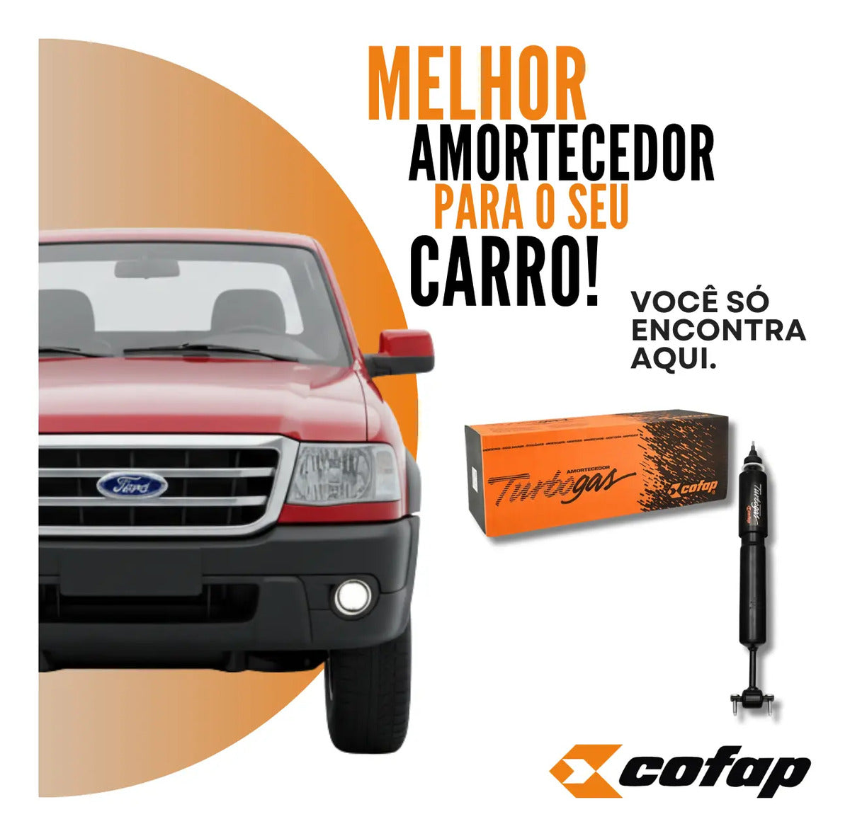 Amortecedore Dianteiro Ranger 2008/09/10/2011 Cofap