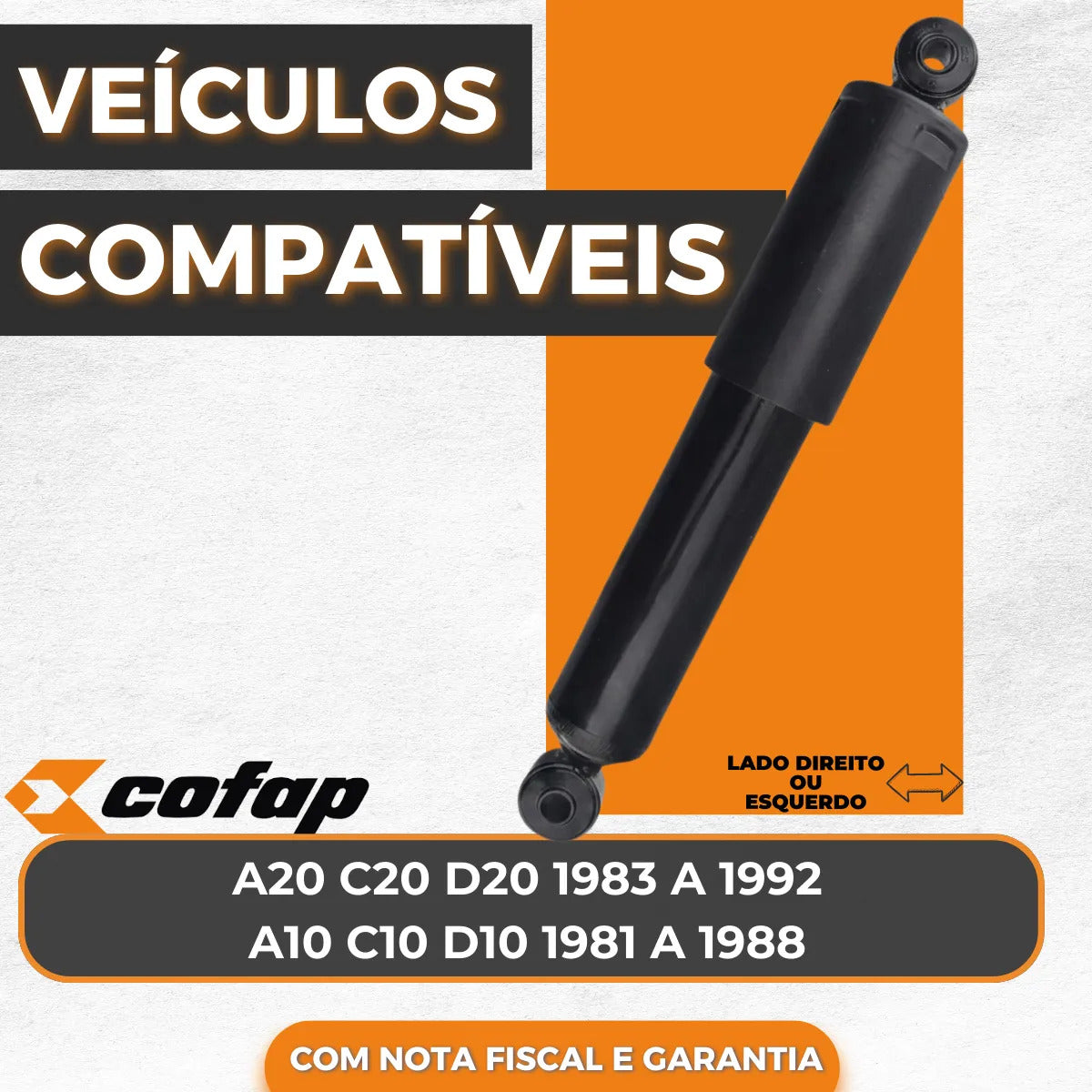 Amortecedor Dianteiro Gm D10 79 80 81 82 Original Cofap