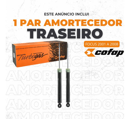 Par Amortecedor Traseiro Focus 2001 A 2008 Cofap Gb27364
