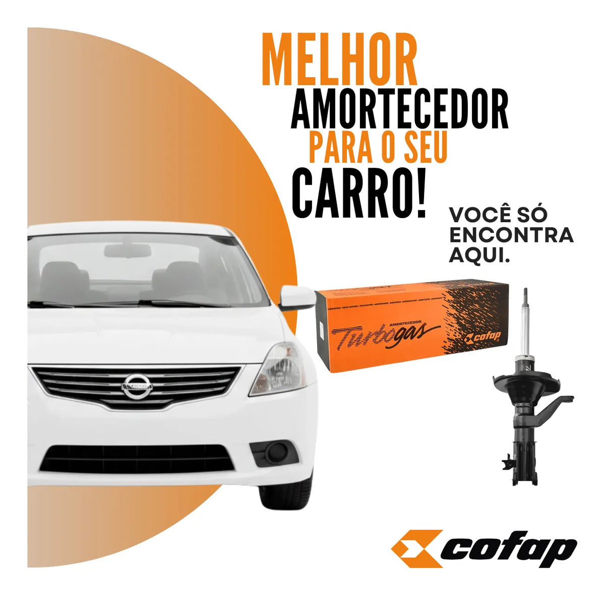 Amortecedor Dianteiro Direito Sentra 2007 A 2012 - Cofap