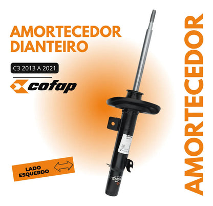 Amortecedor Dianteiro Esquerdo C3 2013 A 2021 Manual Cofap