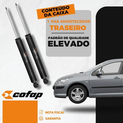 Par Amortecedor Traseiro Peugeot 307 (todos) Cofap Gl13081
