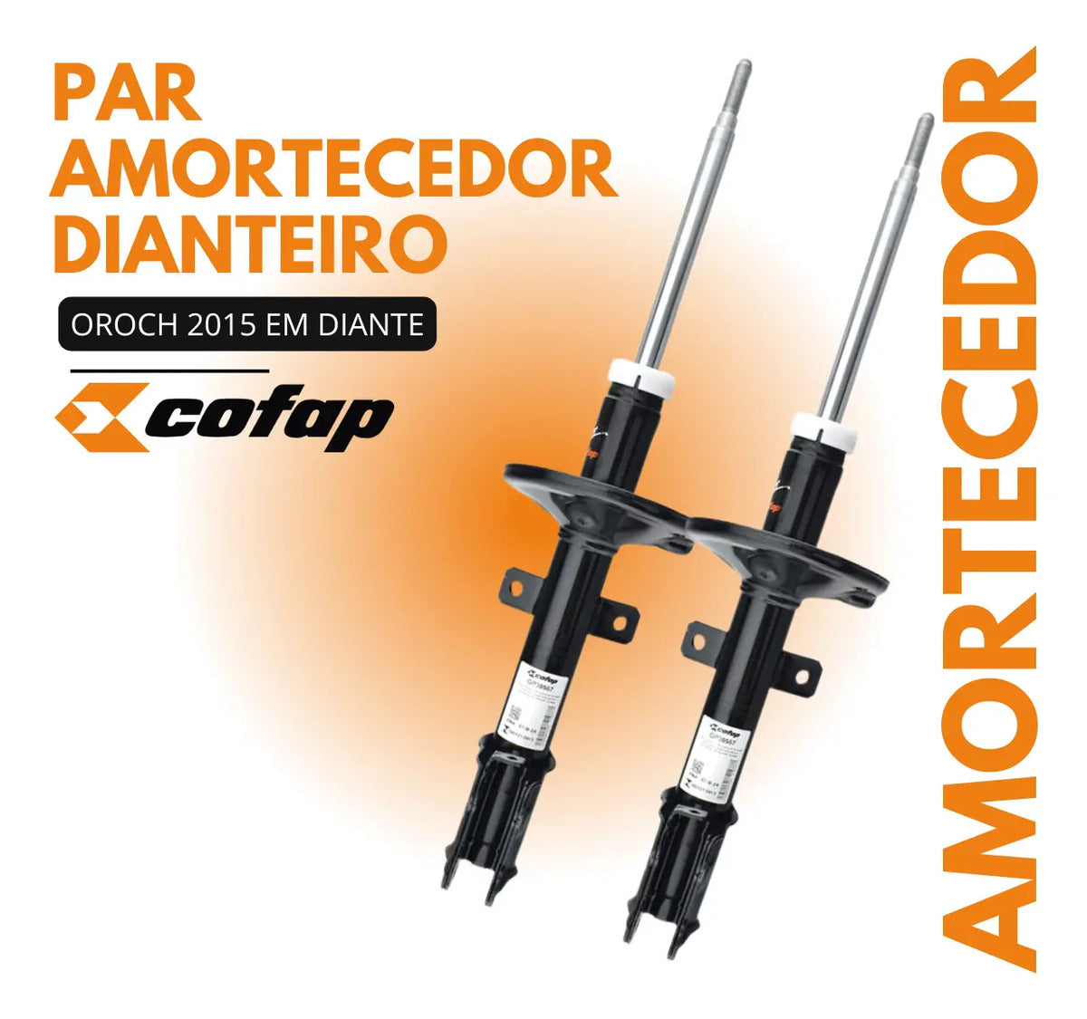 Par Amortecedor Dianteiro Oroch 2015/.. Cofap