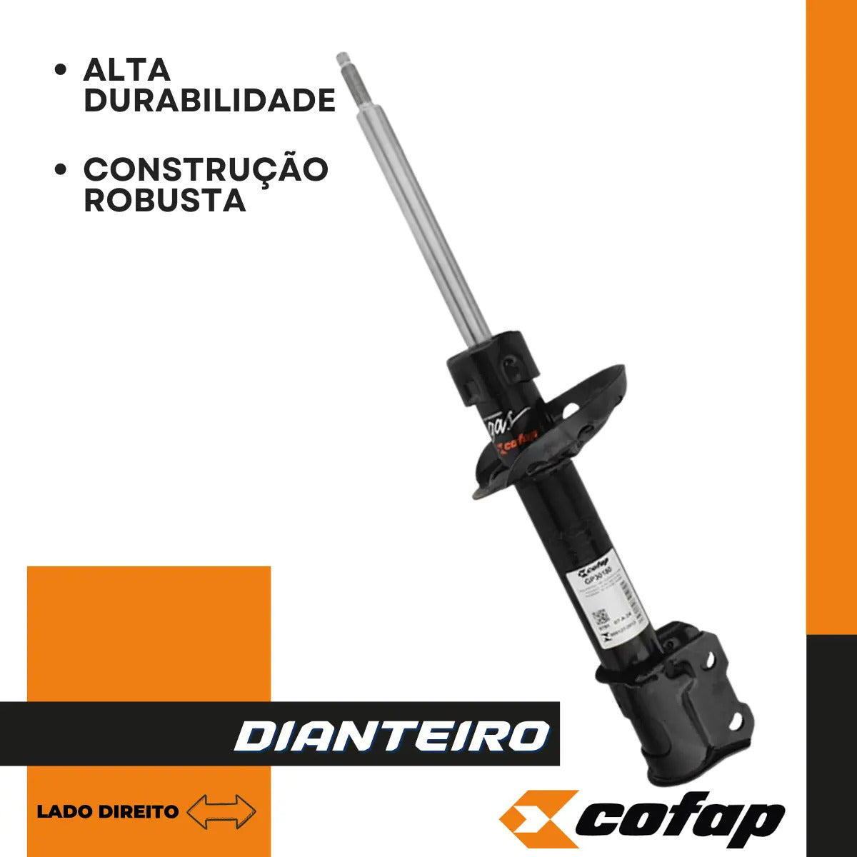 Amortecedor Dianteiro Montana 04 A 2009 Cofap Lado Direito