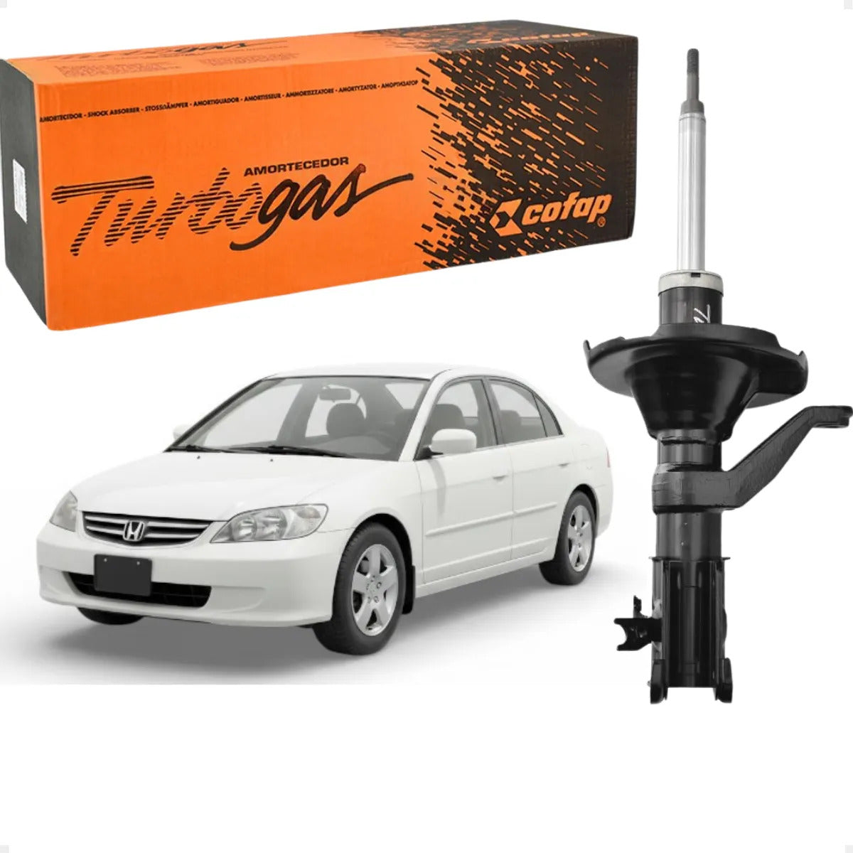 Amortecedor Turbogas Direito Cofap Gp35978m