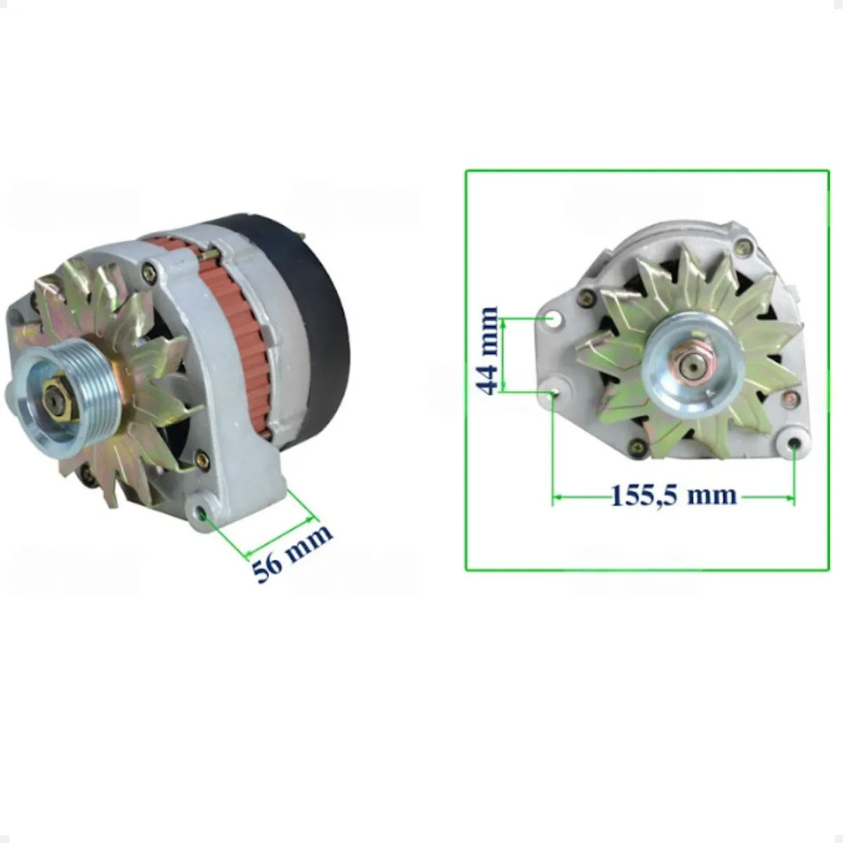 Alternador Vw Ap 1.8 / 2.0 90a 12v Com Ar Condicionado Euro