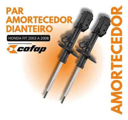Par Amortecedor Dianteiro Honda Fit Até 2008 Cofap Gp35943m