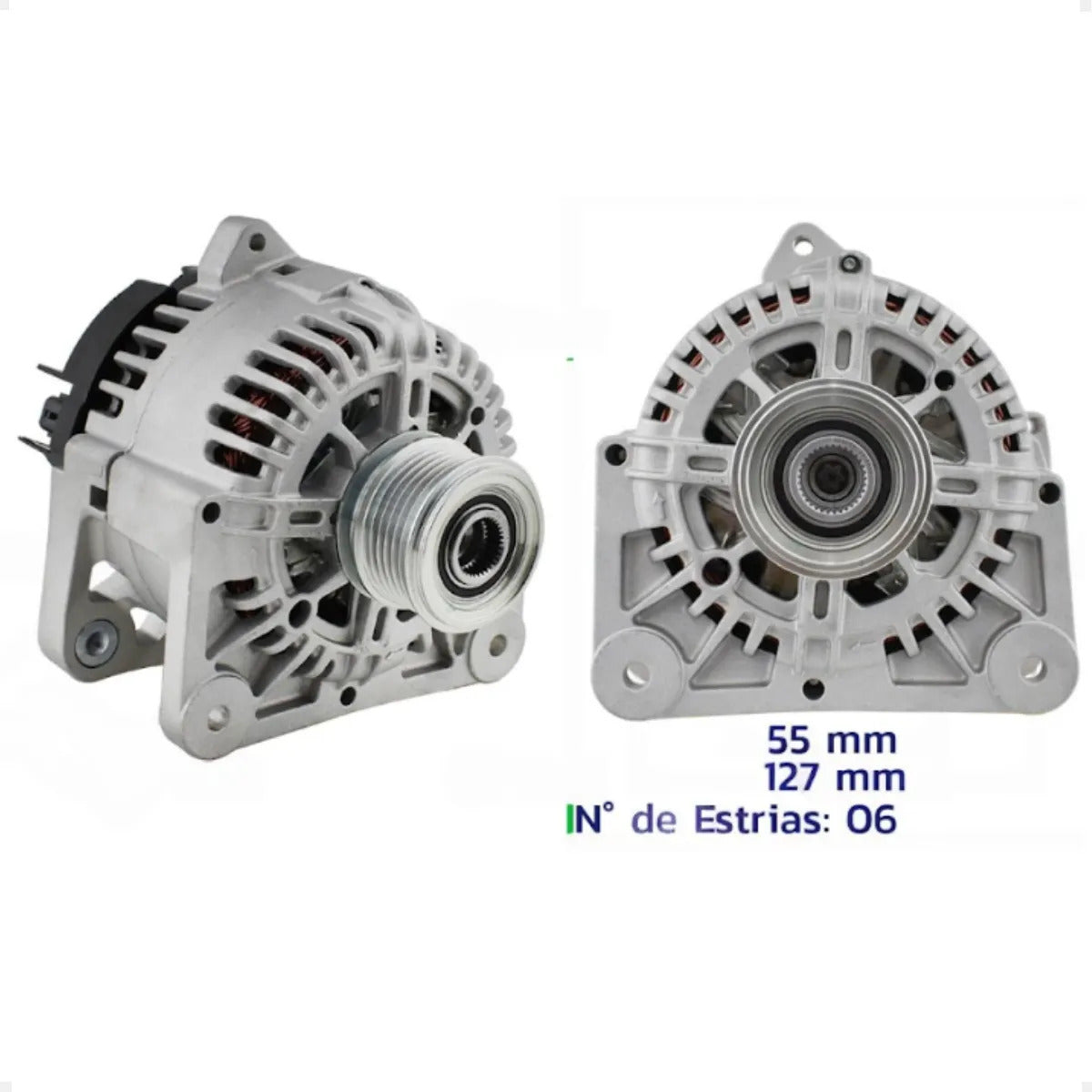 Alternador Clio Logan Fluence Scenic Twingo 1.6 1998+  12v