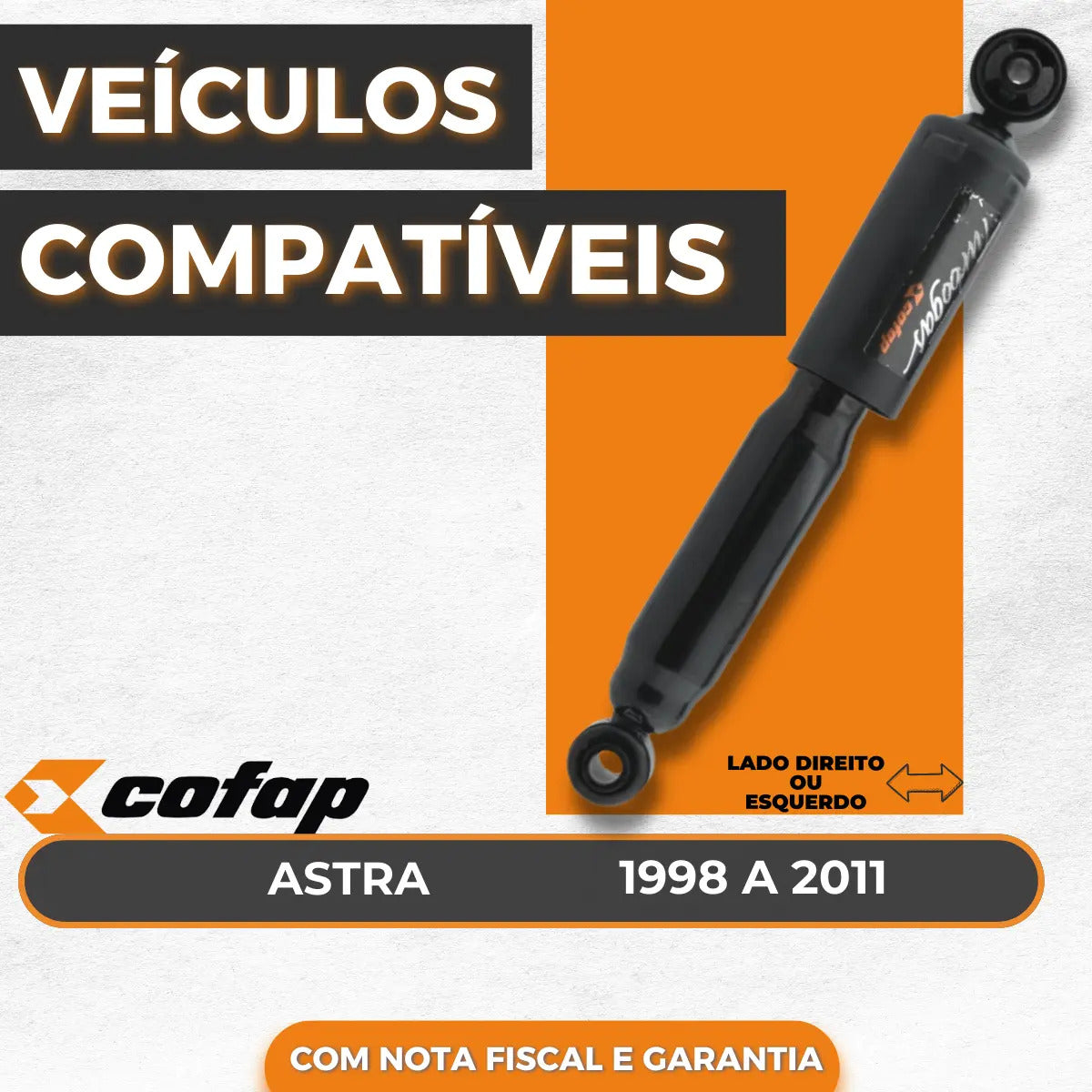 Amortecedor Traseiro Cofap Astra Hatch Sedan 1.8 2.0