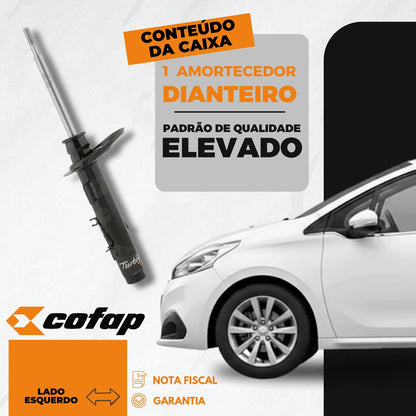 Amortecedor Dianteiro Esquerdo 208 2013 - Cofap Gp30385