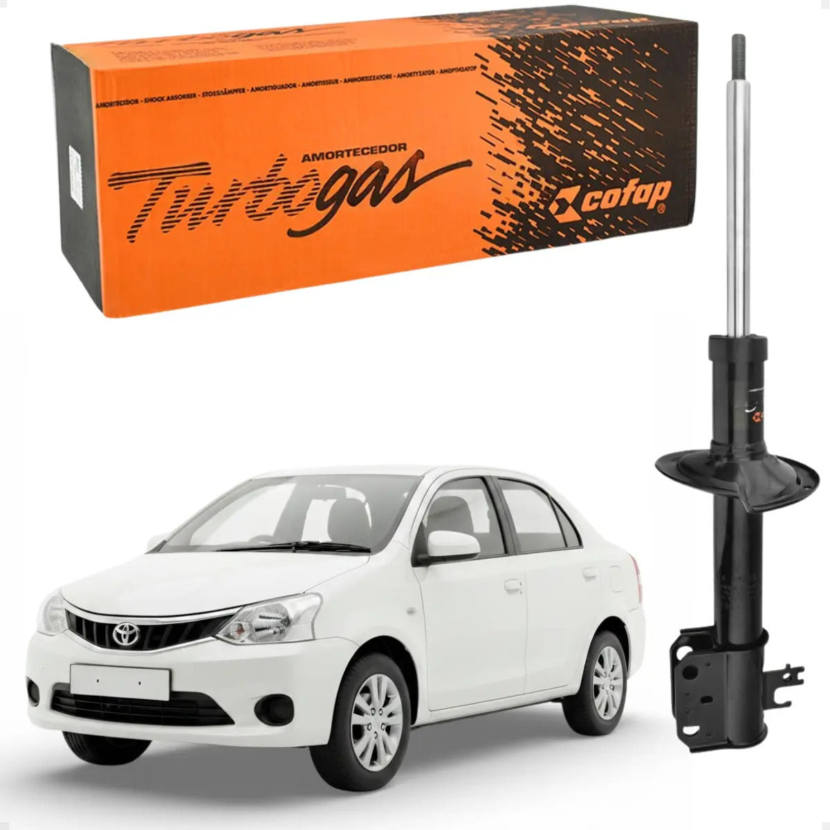 Amortecedor Dianteiro Etios Sedan 2014 2015 Original Cofap