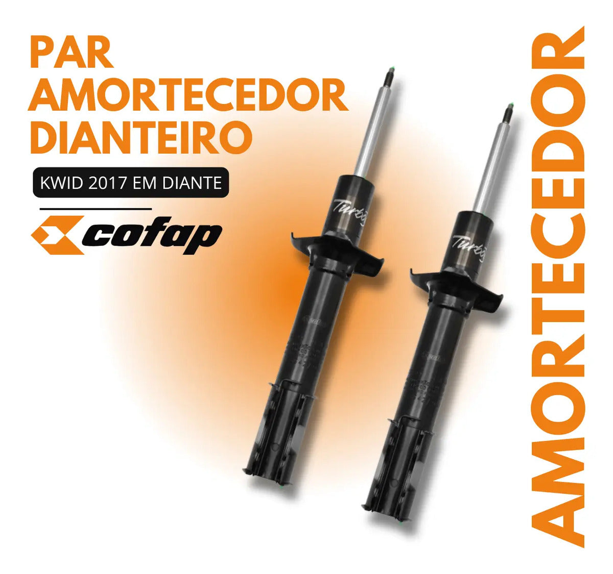 Par Amortecedor Dianteiro Renault Kwid Cofap