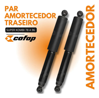 Par Amortecedor Traseiro Kombi Clipper 1978 A 1996 Cofap Sup