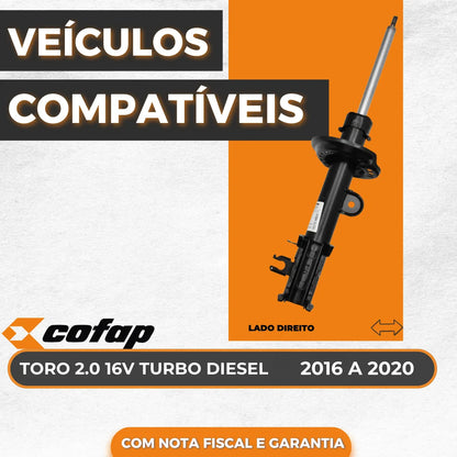 Amortecedor Dianteiro Direito Toro 2.0 Flex/diesel Cofap