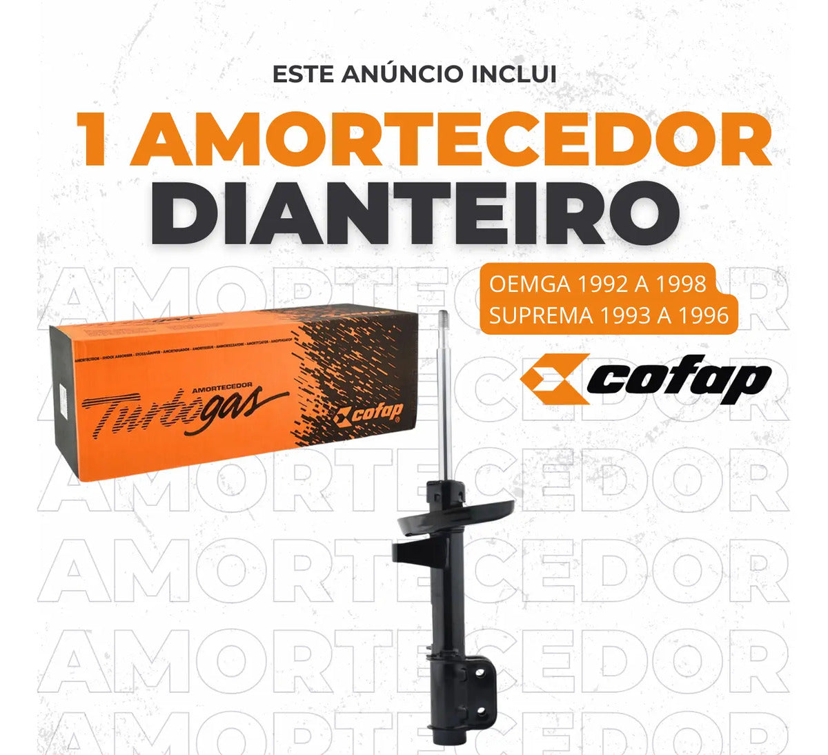 Amortecedor Dianteiro Omega 3.0 1993 1994 Original Cofap