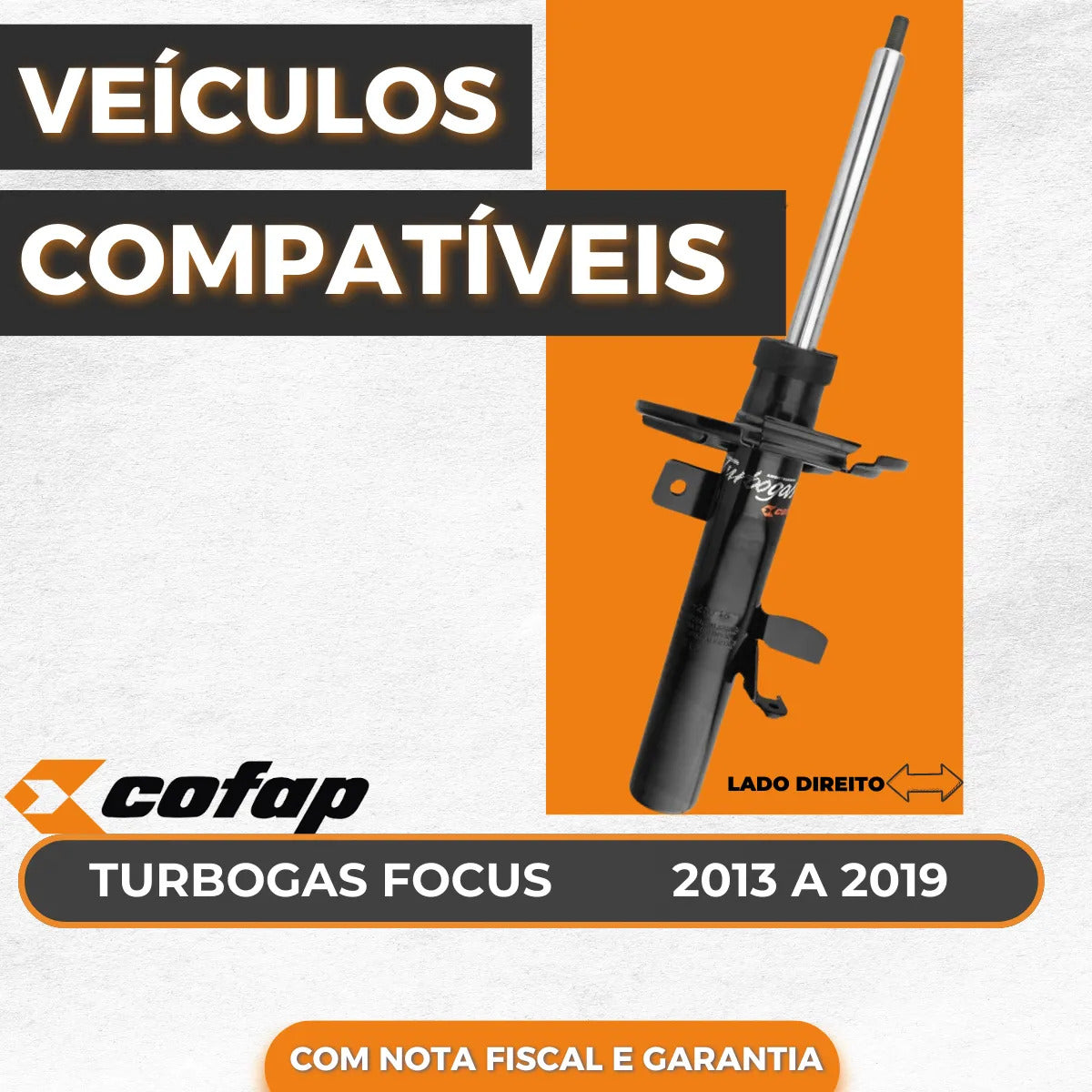 Amortecedor Dianteiro Direito Focus 2012 A 2019 - Cofap