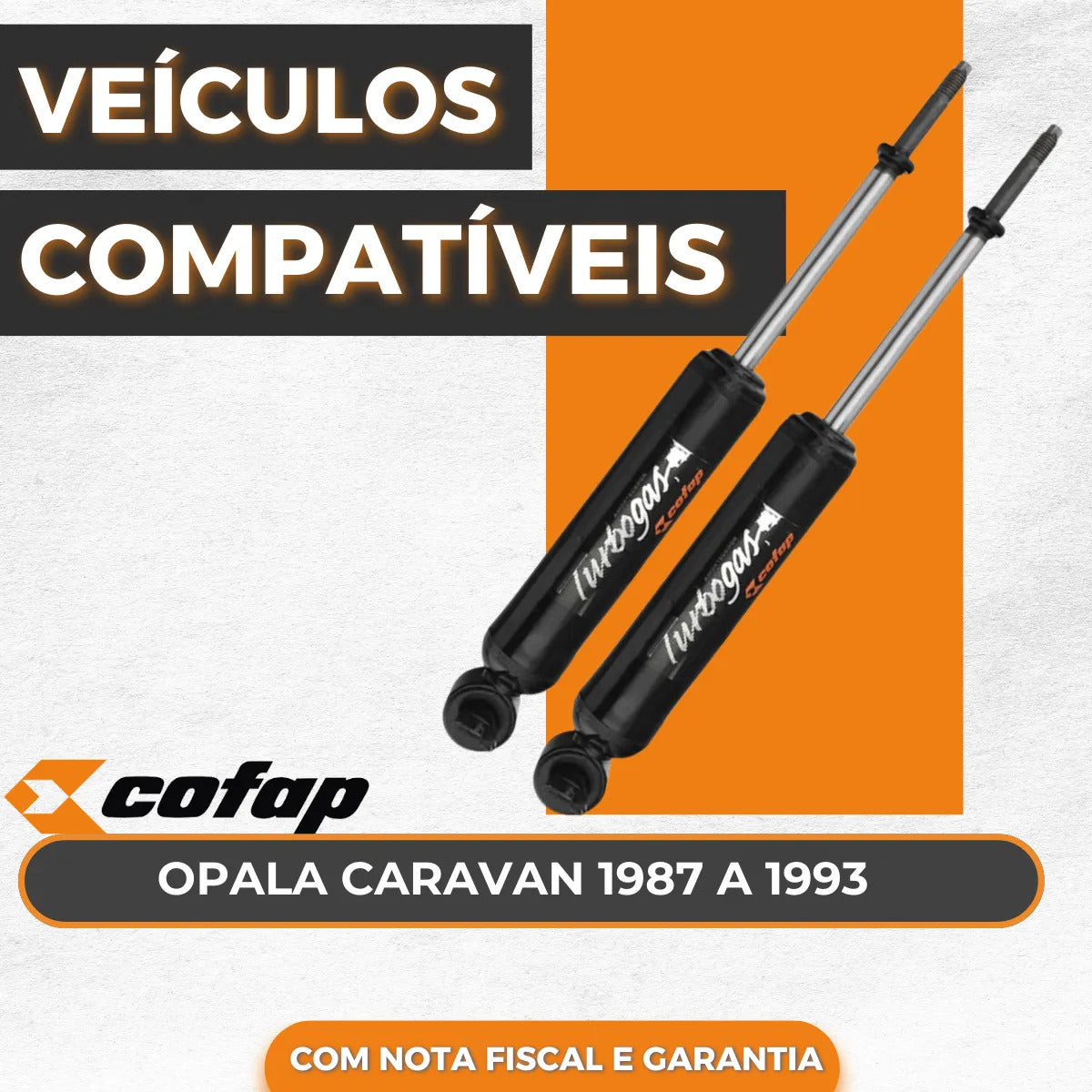 Par Amortecedor Dianteiro Cofap Gm Opala 1988