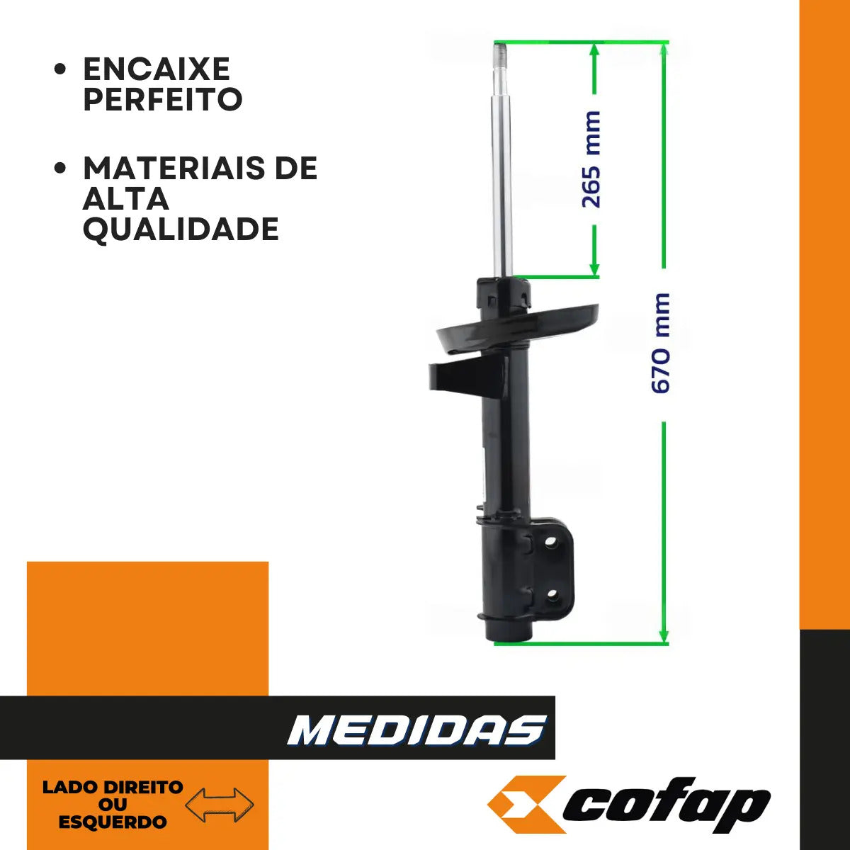 Amortecedor Dianteiro Suprema 3.0 4.1 6cil 1993 A 1996 Cofap