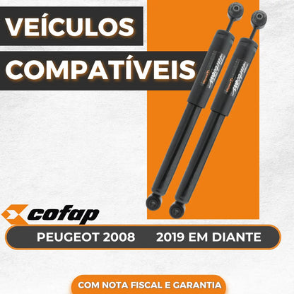 Par Amortecedor Traseiro Peugeot 2008 - 2019 Em Diante Cofap