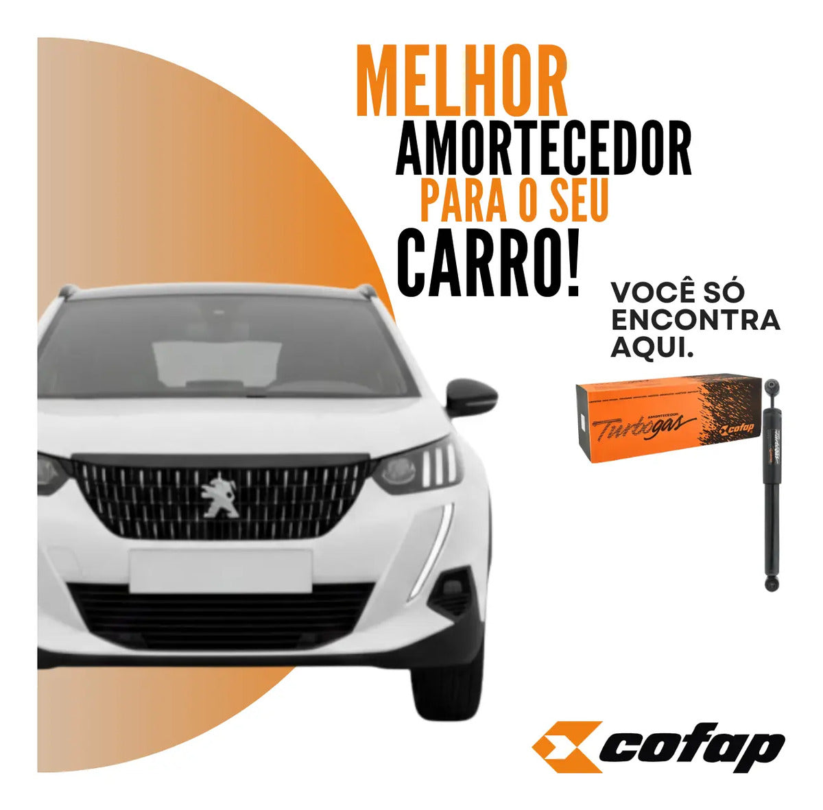 Amortecedor Traseiro Peugeot 2008 - 2019 Em Diante Cofap