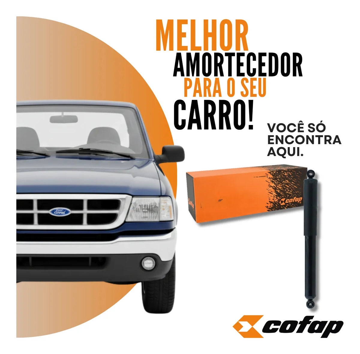 Amortecedor Traseiro Ford Ranger Argentina 1996 A 1997 Cofap