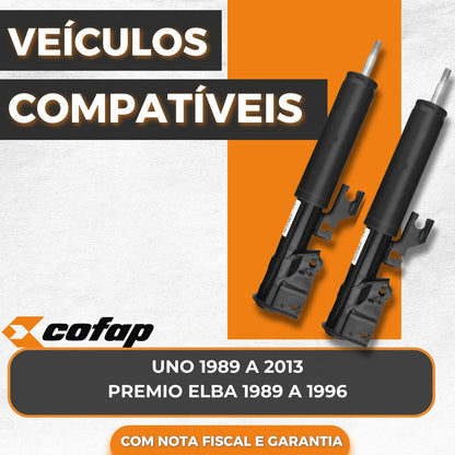 Par Amortecedor Traseiro Cofap Uno 89/13