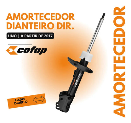 Amortecedor Dianteiro Direito C/ Barra Uno 2017/... Cofap