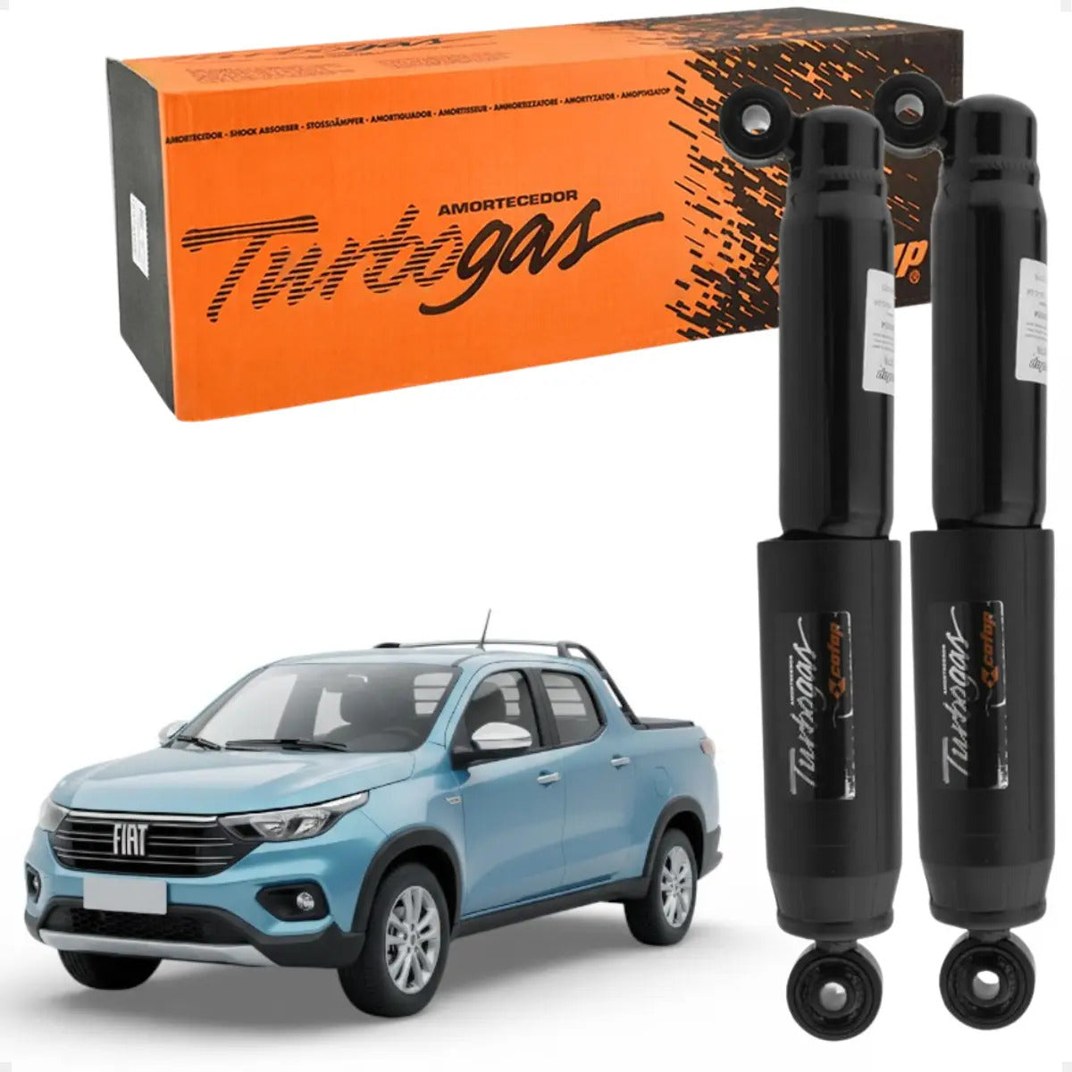Par Amortecedor Traseiro Strada 1.0 Turbo 1.3 1.4 Flex Cofap