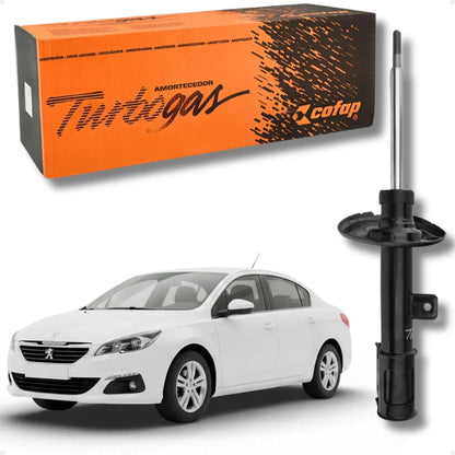 Amortecedor Dianteiro Esquerdo 408 Sedan 2011 A 2019 - Cofap