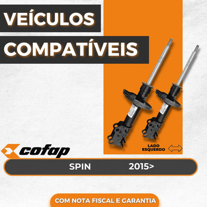 Par Amortecedor Dianteiro Spin 2015 Cofap Gp30588 Gp30589