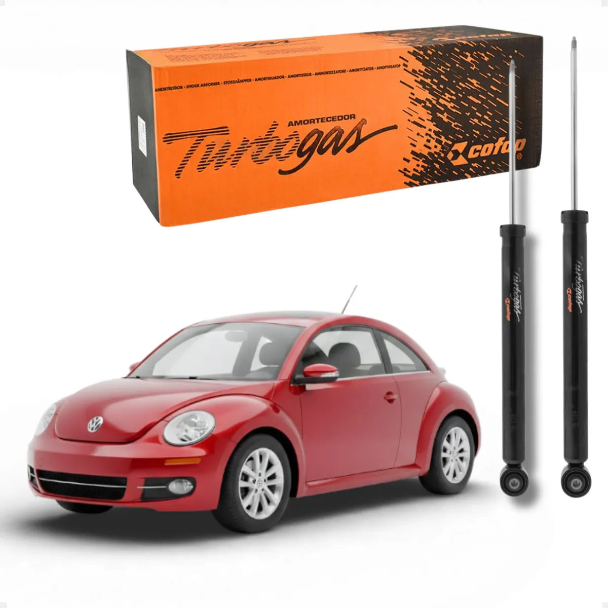 Par Amortecedor Traseiro Cofap New Beetle 1998 A 2011