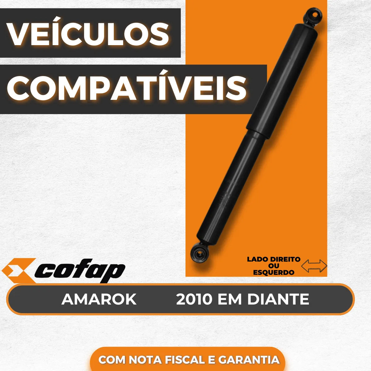 Amortecedor Traseiro Amarok 2011 2013 2015 2017 Cofap