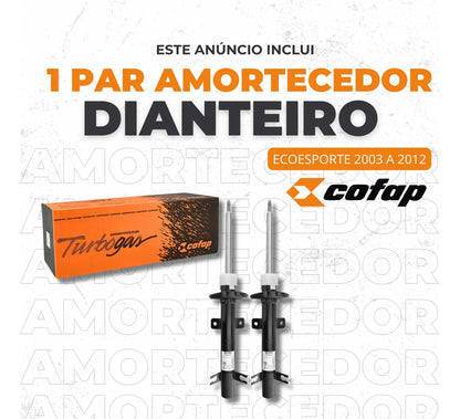 Par Amortecedor Dianteiro Original Cofap Ecosport 2003 2004