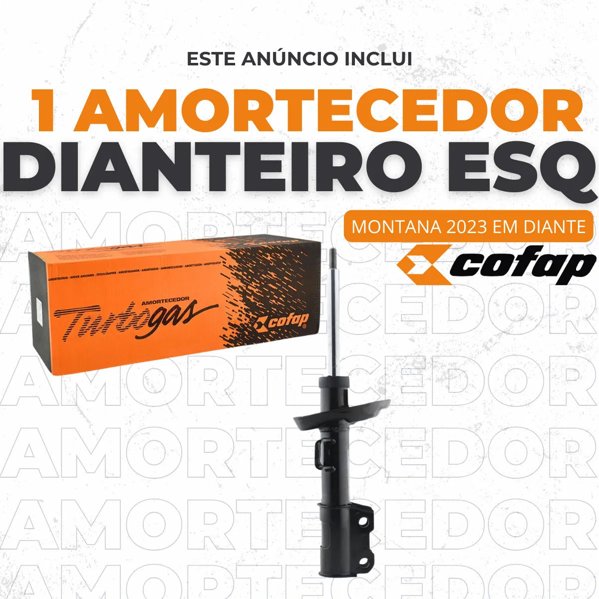 Amortecedor Dianteiro Esquerdo Gm Montana 2023/cofap Gp33533