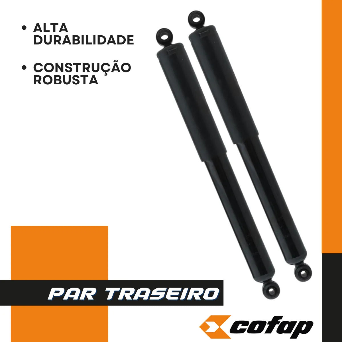 Par Amortecedor Traseiro Ford Ranger Argentina 1996/97 Cofap
