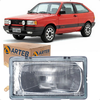 Farol Vw Gol Gts 1987 88 89 1990 Saveiro Parati G1 Arteb