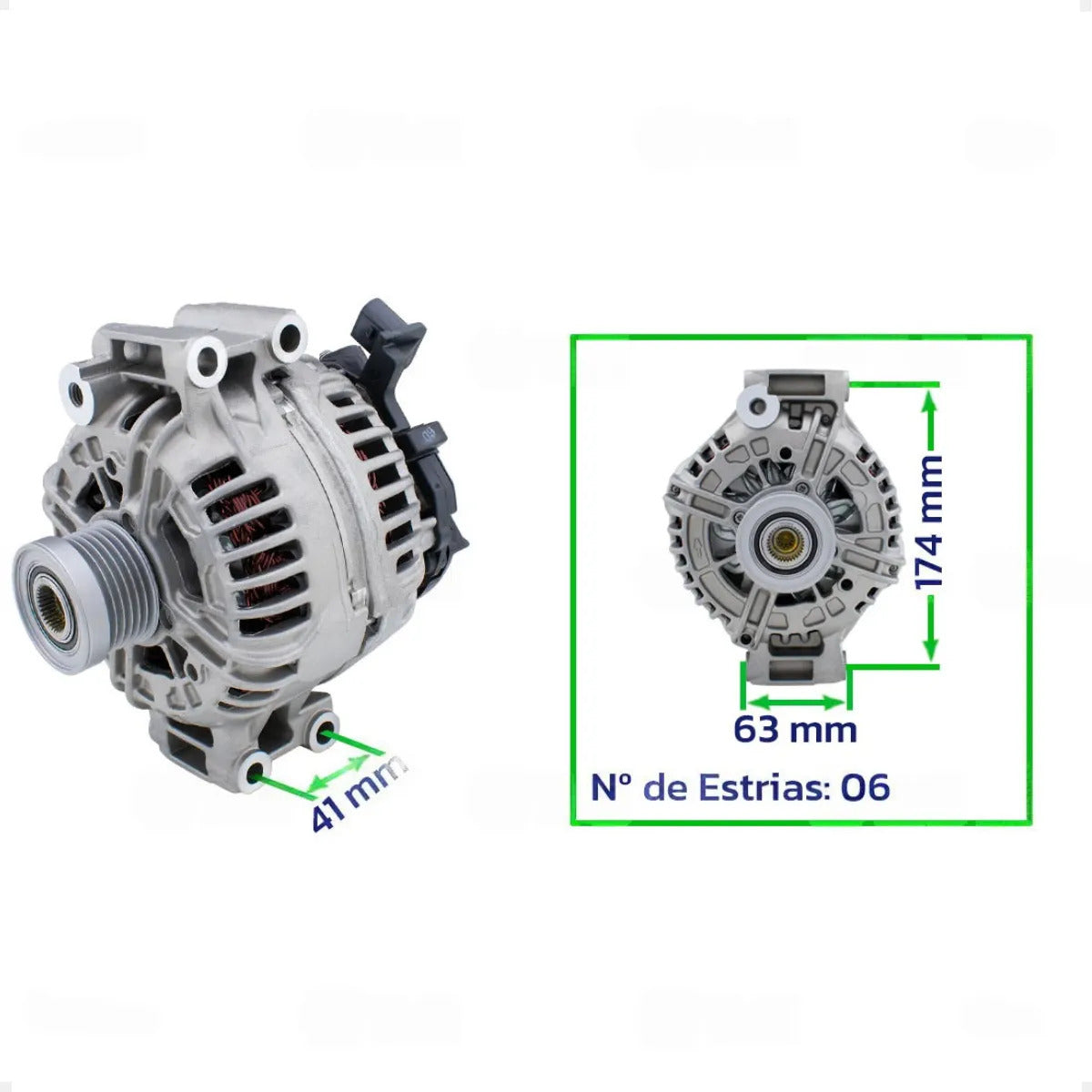 Alternador Bmw 118i 120i 320i X1 150a 2004 A 2010
