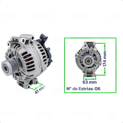 Alternador Bmw 118i 120i 320i X1 150a 2004 A 2010